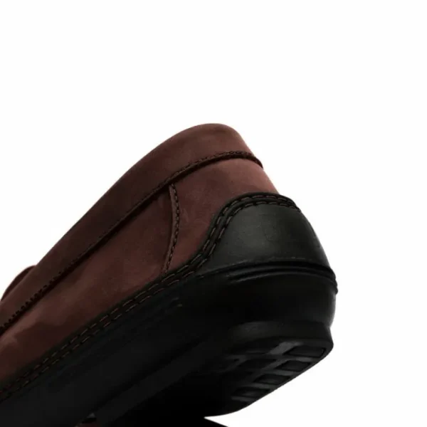 handsewn_shoe_co_nubuck_s_3.webp Best Sale Handsewn Shoe Co. Nubuck Stripe Loafers Dark Brown DarkBrown