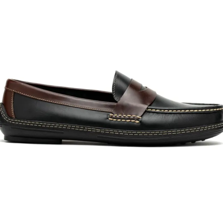Fashion Handsewn Shoe Co. Penny Driver Black / Brown BlackBrown
