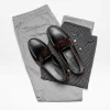 Fashion Handsewn Shoe Co. Penny Driver Black / Brown BlackBrown