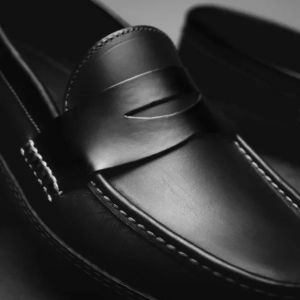 Fashion Handsewn Shoe Co. Penny Driver Black