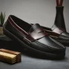 Fashion Handsewn Shoe Co. Penny Driver Black / Brown BlackBrown