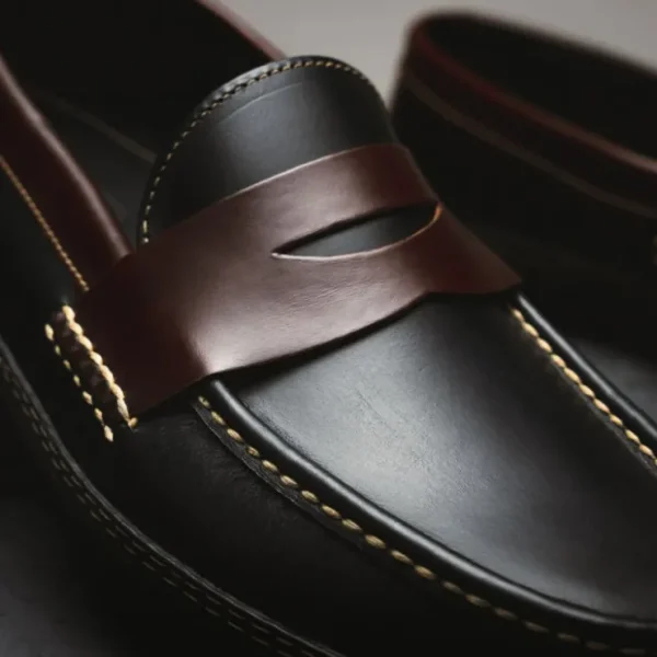 Fashion Handsewn Shoe Co. Penny Driver Black / Brown BlackBrown