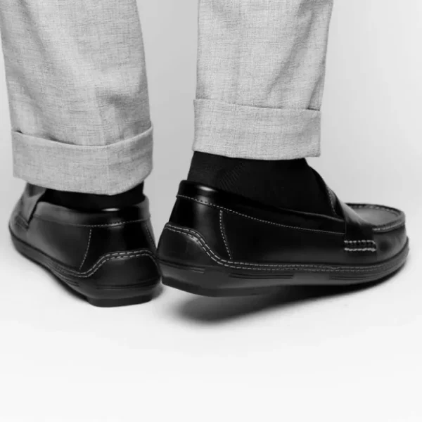 Fashion Handsewn Shoe Co. Penny Driver Black