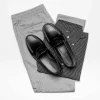 Fashion Handsewn Shoe Co. Penny Driver Black