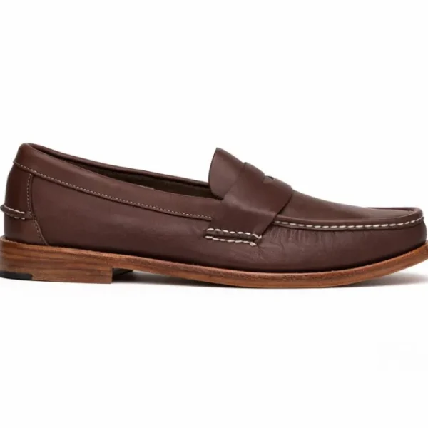 Cheap Handsewn Shoe Co. Penny Loafer Dark Brown DarkBrown