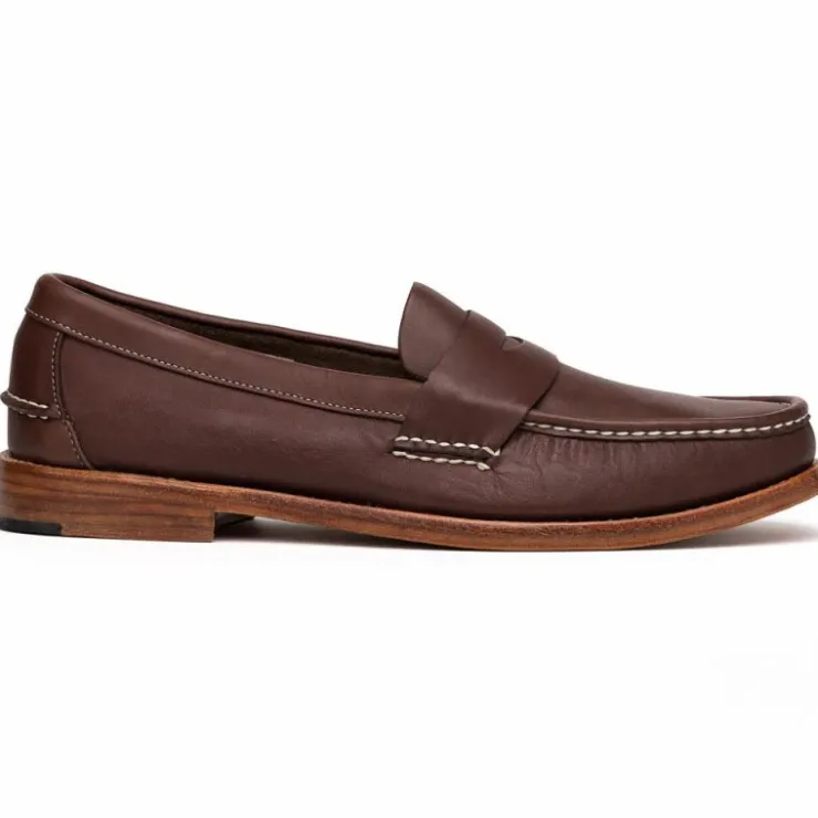 Cheap Handsewn Shoe Co. Penny Loafer Dark Brown DarkBrown