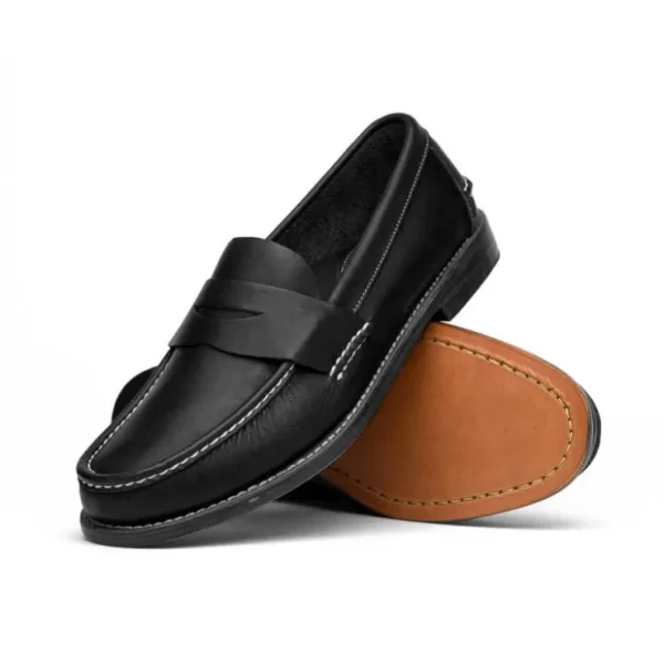 handsewn_shoe_co_penny_lo_1.webp Clearance Handsewn Shoe Co. Penny Loafer Black