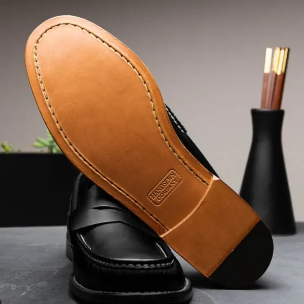 handsewn_shoe_co_penny_lo_11.webp Clearance Handsewn Shoe Co. Penny Loafer Black