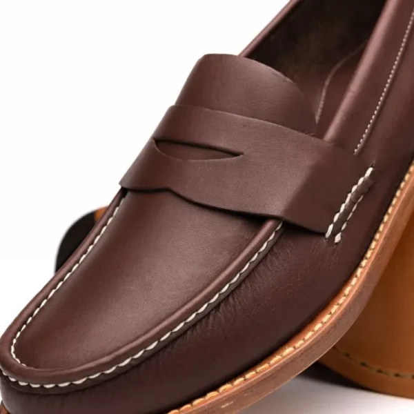 Cheap Handsewn Shoe Co. Penny Loafer Dark Brown DarkBrown