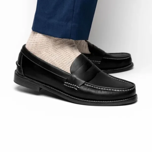 handsewn_shoe_co_penny_lo_7.webp Clearance Handsewn Shoe Co. Penny Loafer Black