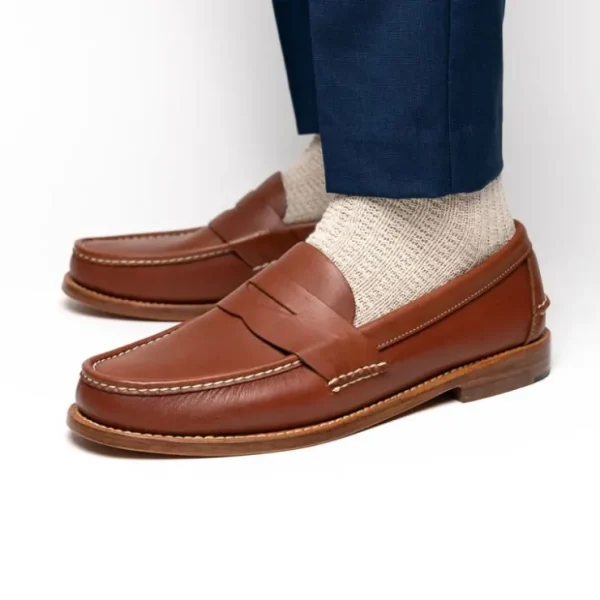 handsewn_shoe_co_penny_lo_9-1.webp Best Sale Handsewn Shoe Co. Penny Loafer Brown