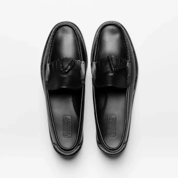 handsewn_shoe_co_tassel_k_5.webp Discount Handsewn Shoe Co. Tassel Kilt Loafer Black