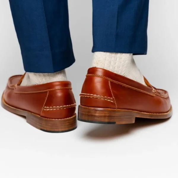 handsewn_shoe_co_tassel_k_8-1.webp Best Sale Handsewn Shoe Co. Tassel Kilt Loafer Brown