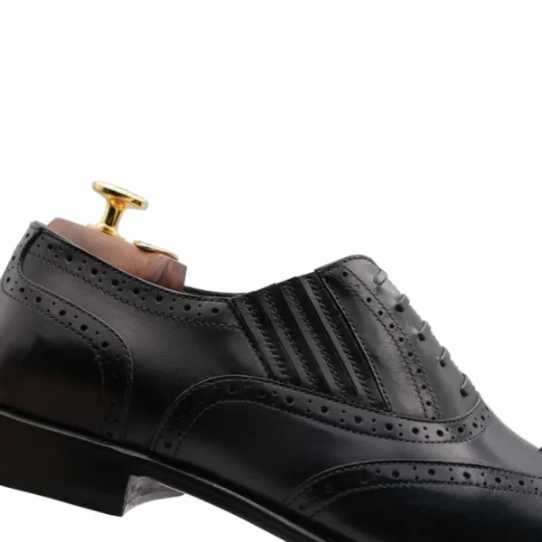 Clearance Harris Shoes 1913 Harris Firenze 1913 Brogue Detailing Slip-On Oxford Blue
