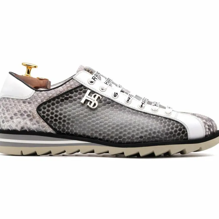 New Harris Shoes 1913 Harris Firenze 1913 Bubble / Python Sneakers Grey