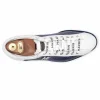 New Harris Shoes 1913 Harris Firenze 1913 Bubble / Python Print Leather Sneakers Blue