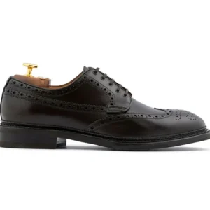Outlet Harris Shoes 1913 Harris Firenze 1913 Calfskin Wingtip Derby Shoes Brown