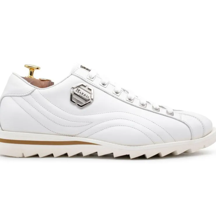 Flash Sale Harris Shoes 1913 Harris Firenze 1913 Calfskin Sneakers White