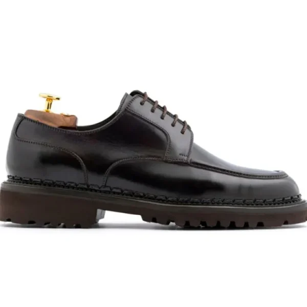 Sale Harris Shoes 1913 Harris Firenze 1913 Calfskin Lace-Up Derby Shoes Brown