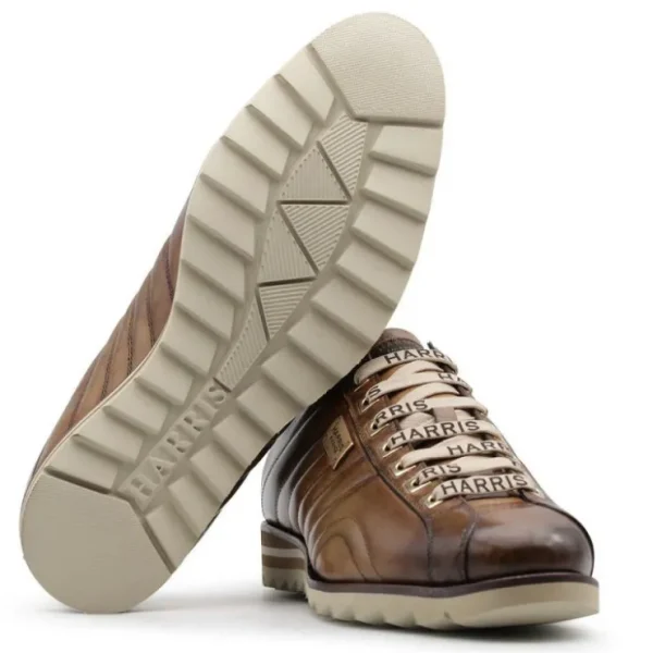 harris_firenze__calfskin__2-4.webp Outlet Harris Shoes 1913 Harris Firenze 1913 Calfskin Sneakers Beige