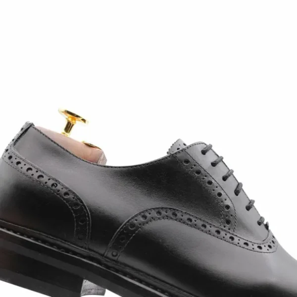 harris_firenze__calfskin__4-11.webp Clearance Harris Shoes 1913 Harris Firenze 1913 Calfskin Cap Toe Shoes Black