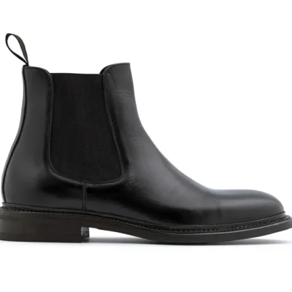 Cheap Harris Shoes 1913 Harris Firenze 1913 Classic Leather Ankle Boots Black