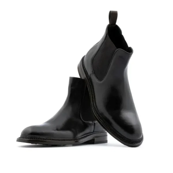 Cheap Harris Shoes 1913 Harris Firenze 1913 Classic Leather Ankle Boots Black
