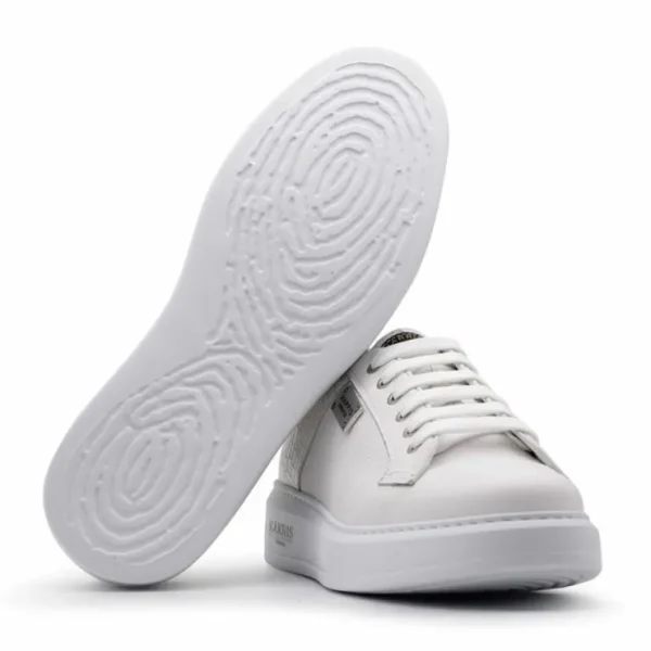 harris_firenze__crocodile_1-1.webp Flash Sale Harris Shoes 1913 Harris Firenze 1913 Crocodile Print / Genuine Leather Sneakers White