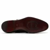 Shop Harris Shoes 1913 Harris Firenze 1913 Crocodile Print Buckle Shoes Brown