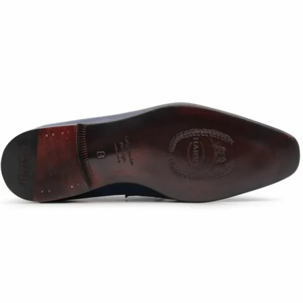 harris_firenze__crocodile_3-2.webp Flash Sale Harris Shoes 1913 Harris Firenze 1913 Crocodile Print Moccasin Blue