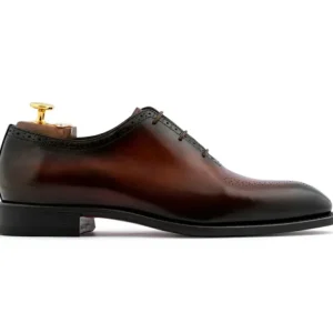 Outlet Harris Shoes 1913 Harris Firenze 1913 Hand-Painted Shaded Leather Oxford Brown