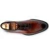 Outlet Harris Shoes 1913 Harris Firenze 1913 Hand-Painted Shaded Leather Oxford Brown