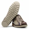 Outlet Harris Shoes 1913 Harris Firenze 1913 Hand-Painted Premium Leather Sneakers Grigi