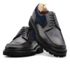 Online Harris Shoes 1913 Harris Firenze 1913 Leather / Suede Derby Shoes Blue