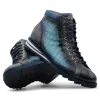 Sale Harris Shoes 1913 Harris Firenze 1913 Leather Ankle Boots Blue