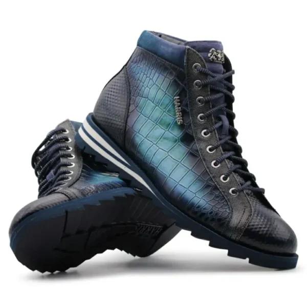harris_firenze__leather_a_1-3.webp Sale Harris Shoes 1913 Harris Firenze 1913 Leather Ankle Boots Blue