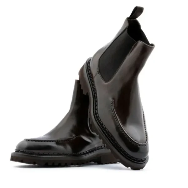 harris_firenze__leather_a_2-4.webp Shop Harris Shoes 1913 Harris Firenze 1913 Leather Ankle Boots Brown