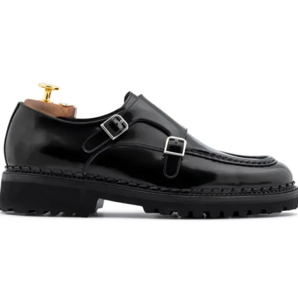 harris_firenze__leather_d_0.webp New Harris Shoes 1913 Harris Firenze 1913 Leather Double Monk Strap Black