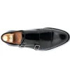 New Harris Shoes 1913 Harris Firenze 1913 Leather Double Monk Strap Black