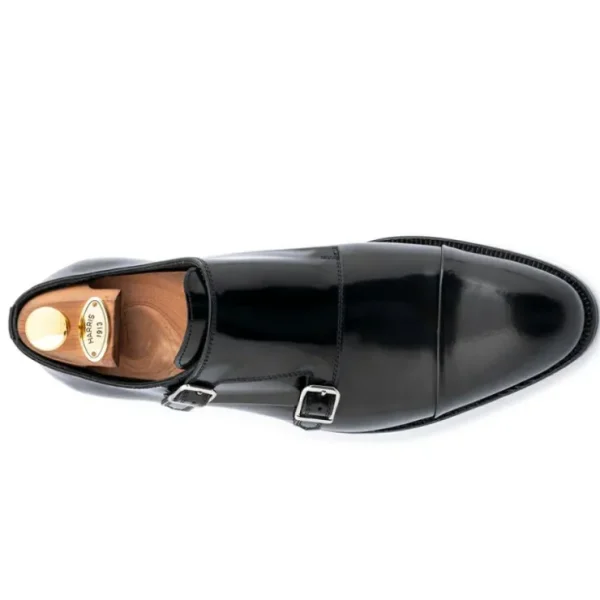 harris_firenze__leather_d_2-2.webp New Harris Shoes 1913 Harris Firenze 1913 Leather Double Monk Strap Black