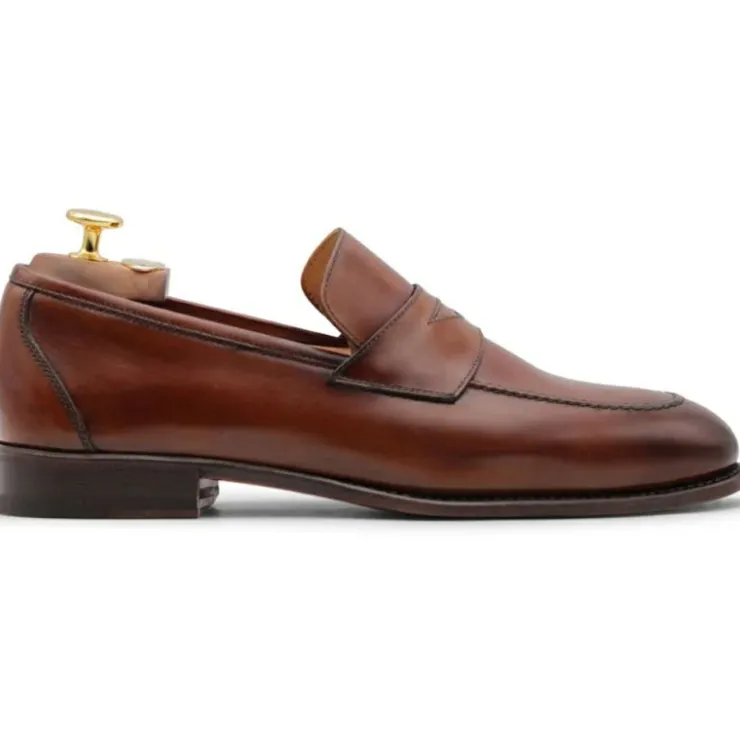 Fashion Harris Shoes 1913 Harris Firenze 1913 Leather Moccasin Brown