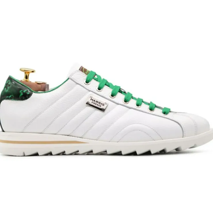 Cheap Harris Shoes 1913 Harris Firenze 1913 Leather Sneakers White