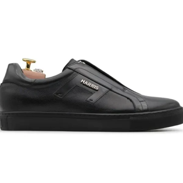 harris_firenze__leather_s_0-22.webp Shop Harris Shoes 1913 Harris Firenze 1913 Leather Sneakers Black