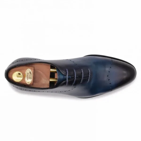 harris_firenze__leather_s_1-24.webp Best Harris Shoes 1913 Harris Firenze 1913 Leather Stringed Shoes Blue