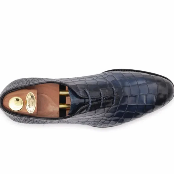harris_firenze__leather_s_1-3.webp Cheap Harris Shoes 1913 Harris Firenze 1913 Leather Stringed Wholecut Shoes Blue