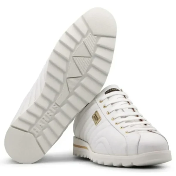 harris_firenze__leather_s_2-18.webp Hot Harris Shoes 1913 Harris Firenze 1913 Leather Sneakers White