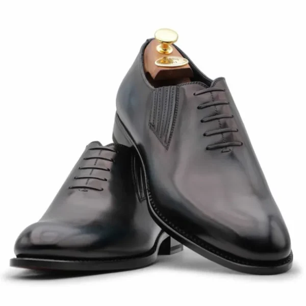 Flash Sale Harris Shoes 1913 Harris Firenze 1913 Leather Slip-On Oxfords Blue