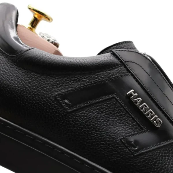 harris_firenze__leather_s_3-22.webp Shop Harris Shoes 1913 Harris Firenze 1913 Leather Sneakers Black