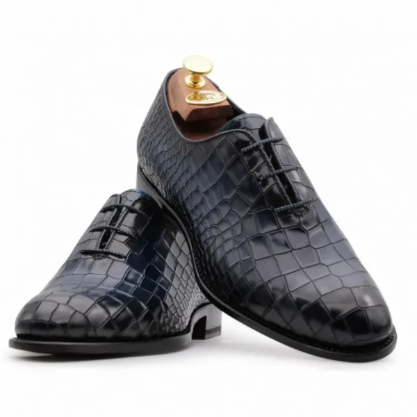 harris_firenze__leather_s_4-2.webp Cheap Harris Shoes 1913 Harris Firenze 1913 Leather Stringed Wholecut Shoes Blue