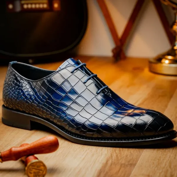 harris_firenze__leather_s_5.webp Cheap Harris Shoes 1913 Harris Firenze 1913 Leather Stringed Wholecut Shoes Blue